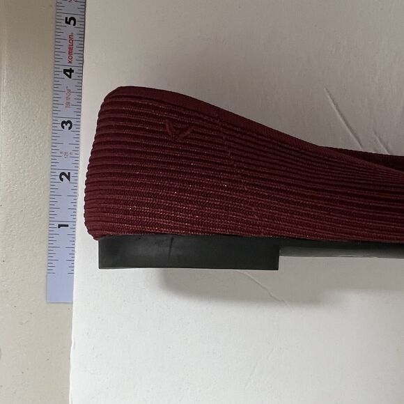 Chic Maroon Loafers for Women - Picture 5 of 8